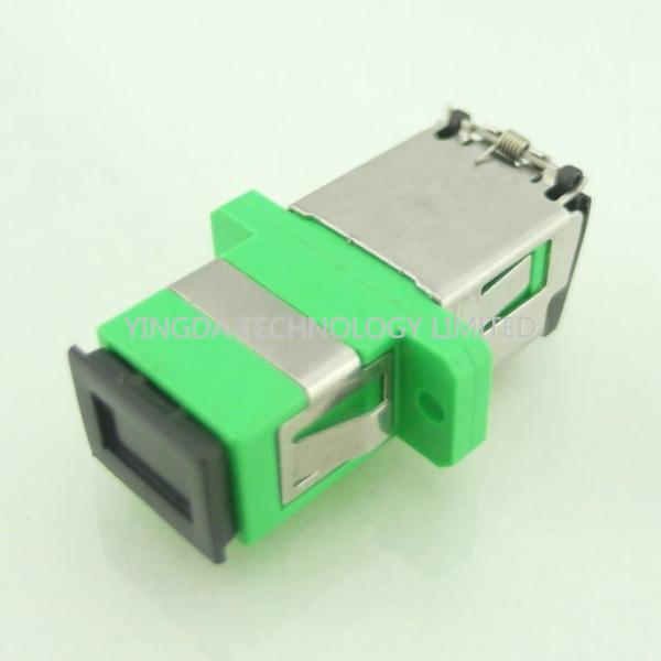 Metal Auto Shutter SC APC Fiber Optical Adaptor Simplex Compliant with ANSI Bellcore
