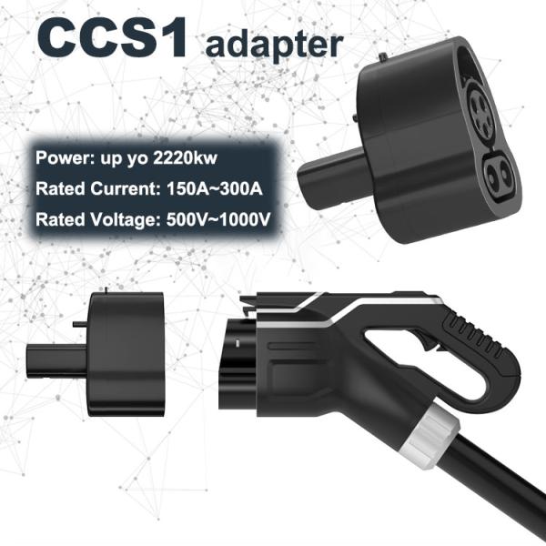 CCS1 to Tesla EV Charger Adapter 250A for Energy Tesla IP Degree Charging Station IP 55 Efficiency ≥98