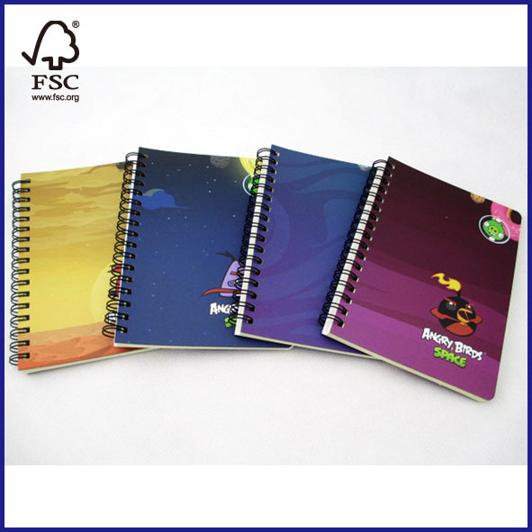 high quality spiral hardcover notebook