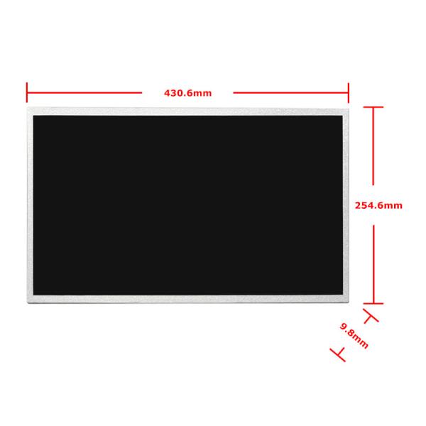 18.5 Inch 1100 Nits HDMI LCD Display 1920x1080 IPS Wide Temperature Custom LCD Screen