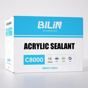 Quality Multipurpose Clear Acrylic Sealant Moisture Proof Clear Paintable Caulk for sale