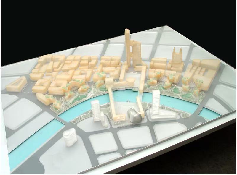 Cityscape Architectural Scale Model High Rise Towers Scale Model For Architecture