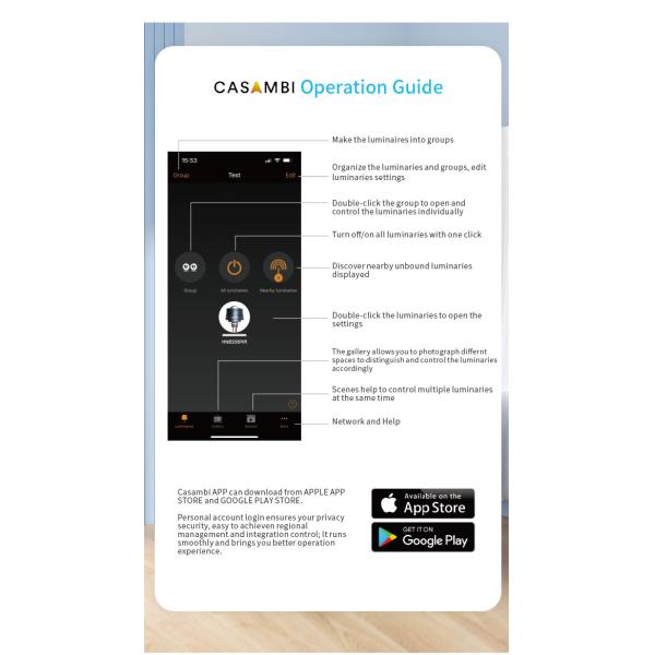 Zhaga book18 based CASAMBI BLE mesh PIR motion sensor, 0~10v output, highbay detection range, with Daylight Harvest Function