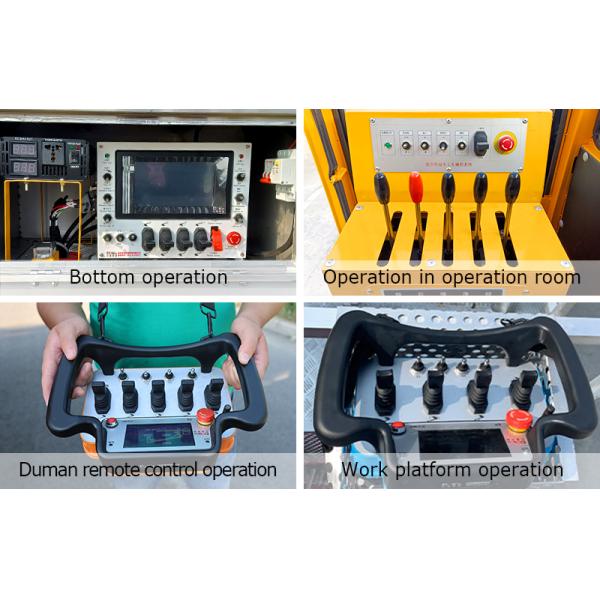 Cheap JMC 36 meters telescopic arm hydraulic aerial platform Working Trucks with remote control