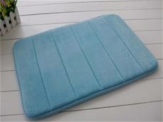 Polyester hand tufted pattern modern bath room mat with latex backing