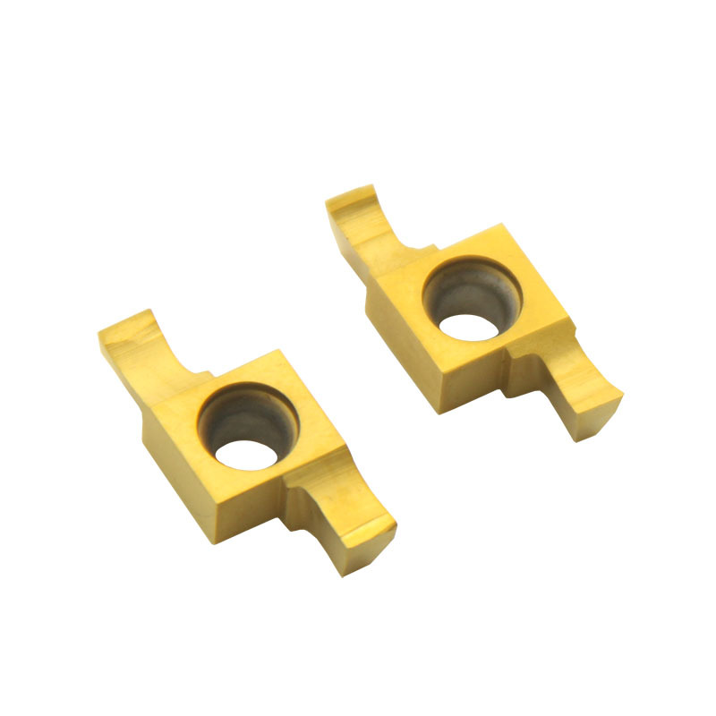 Quality Yellow Parting And Grooving Inserts Metal Turning CNC Tools Insert for sale
