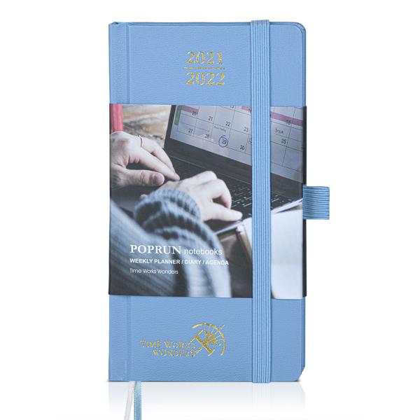 Hardshell Spiral Bound Academic Planner Customization Dusty Blue
