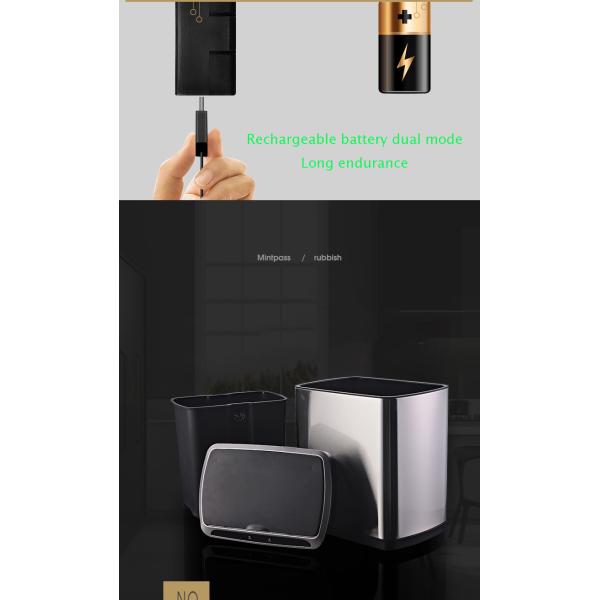 30l Large Classified Smart Automatic Bathroom Sensor Trash Can Electric Trash Can