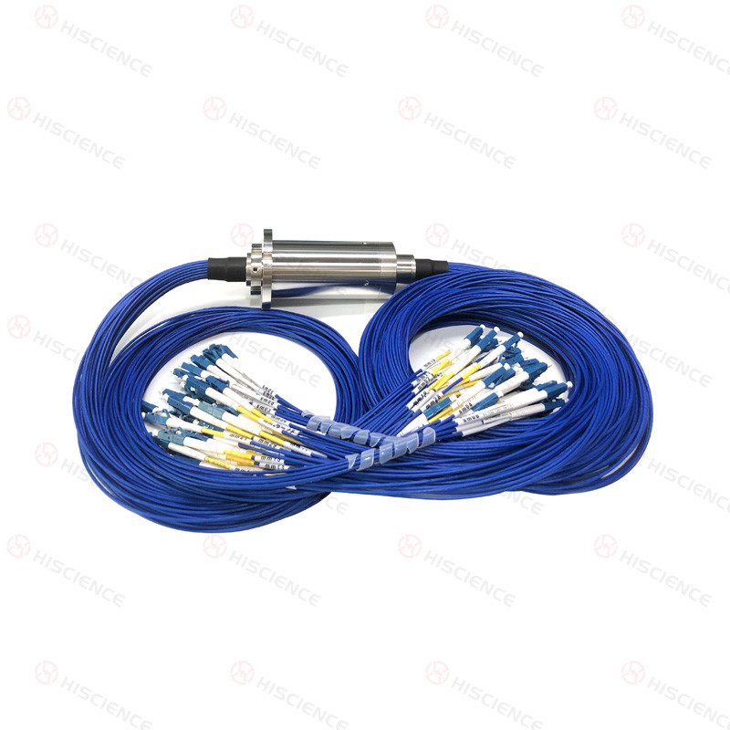 2 - 37 Circuits Optical Signal Slip Ring Small IP68 Optical Slipring