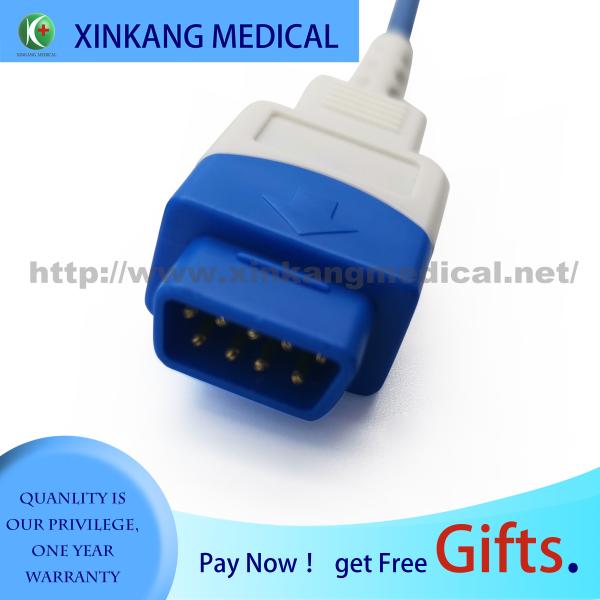 Pediatric Finger Clip Medical Spo2 Sensor Reusable 9 Pin for GE Ohmeda Trusignal