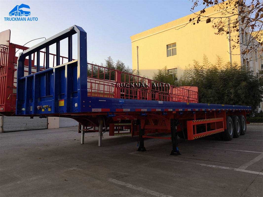 40 Tons High Strength Steel Container Semi Trailer FUWA Axle