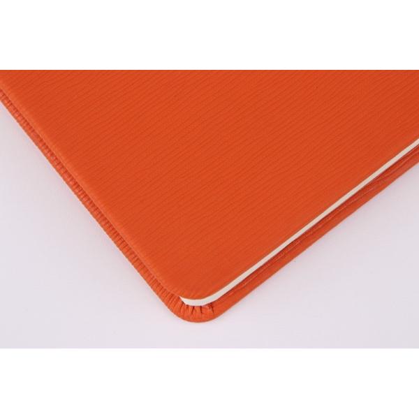 Soft leather cover debossed notebook