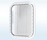 Ship Rectangular Marine Windows , Openable Fireproof Marine Replacement Windows