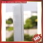 excellent mutil walls four layers PC sheet,multiwall PC sheet,hollow polycarbona