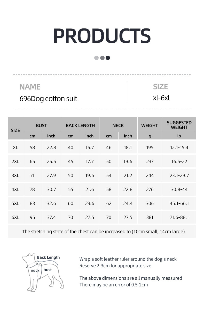 Winter Luxury Pet Coat Thickened Warm Dog Clothes Comfortable Reflective For Pets