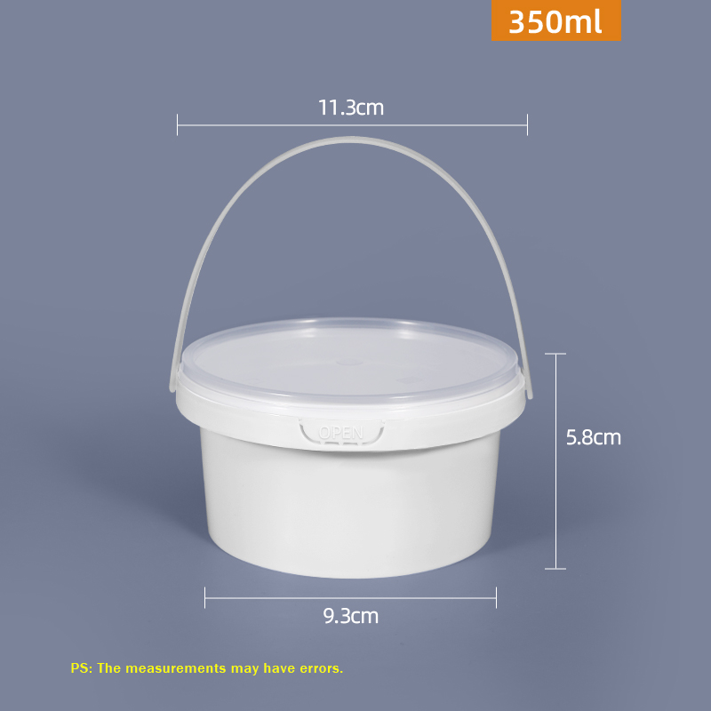 Customrized Logo 350ml 500ml 700ml Disposable PP Plastic Round Food Bowl with Lid