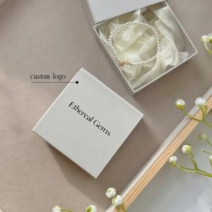 Quality Luxury Wedding Jewelry Gift Box Custom Logo Printed Drawer Storage for Bridal Rings, Earrings, Necklaces for sale