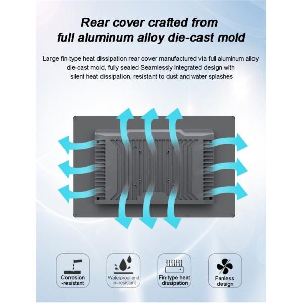 High Performance 27 Inch Embedded Industrial Touch Panel PCs 1080p Full Hd Lcd Monitor