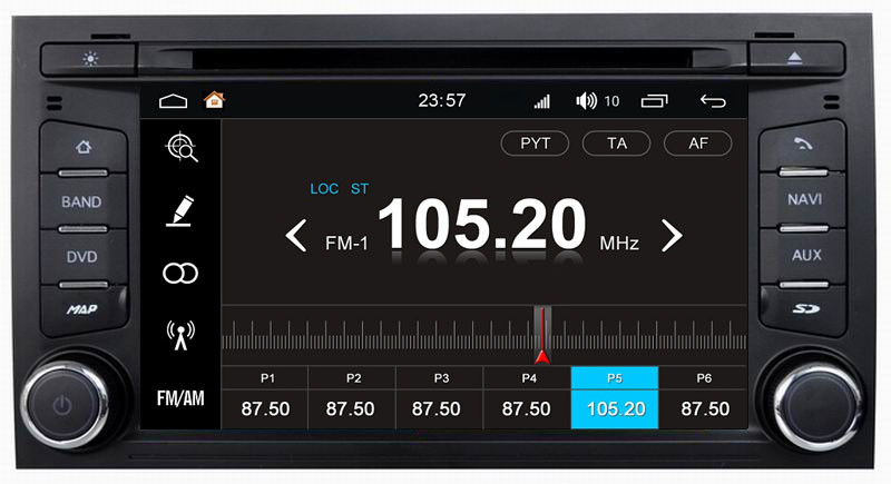 Ouchuangbo car radio stereo android 7.1 for Seat leon 2013 with 3g wifi BT SWC gps navi 1080P Video