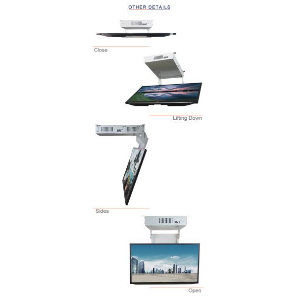 Home and Office TV Lift Ceiling Mount Motorized Flip Remote Control Bracket TV Brackets and Mounts Used