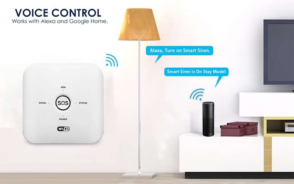 WiFi GSM Rf 433mhz Door Sensor Tuya Smart Alarm Sensor Pir Motion