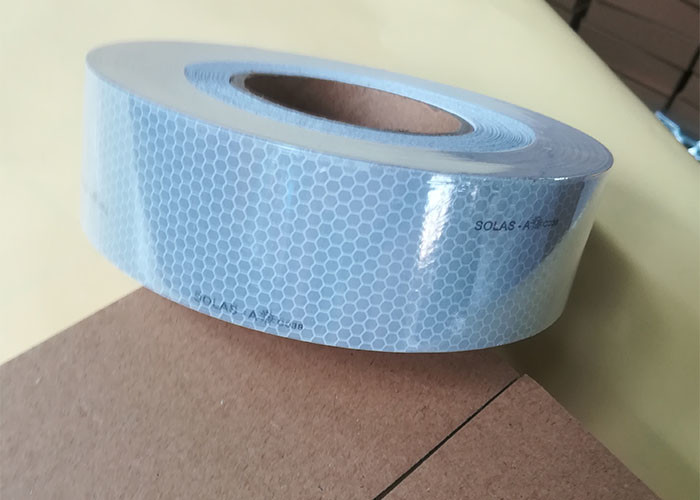 Quality Highly Fabric Backing Conspicuity Solas Reflective Tape Silver For Sew On Lifejackets for sale