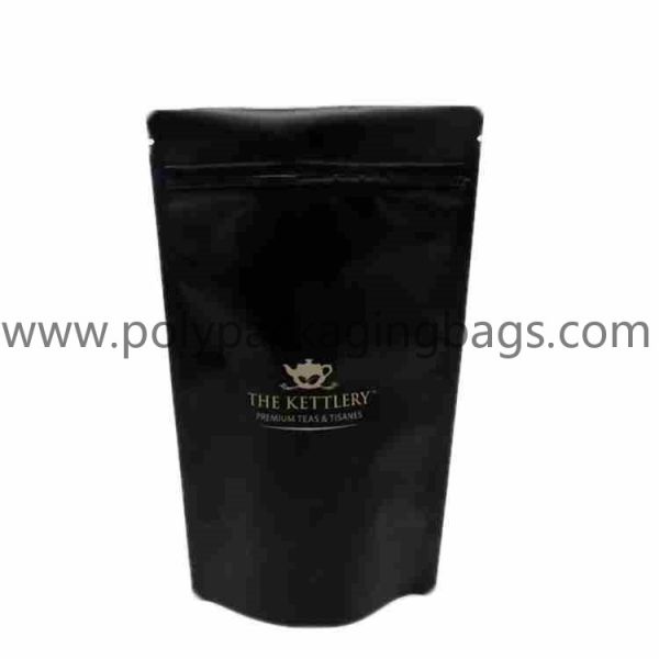 Black Ziplock Aluminum Foil Packaging Poly Bags