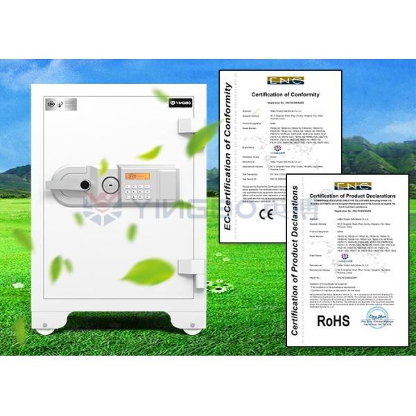 White Durable Fireproof Safe Box Multiple Fire Prevention Design YB/FW-68