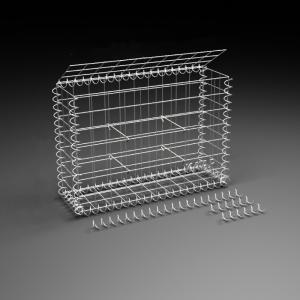 Quality Hot Dipped Galvanized 3mm 76.2x76.2mm Welded Mesh Gabion for sale