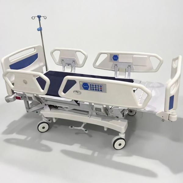 Advanced Electric Medical Bed With 5th Caster, X-Ray Backrest & Integrated Scale