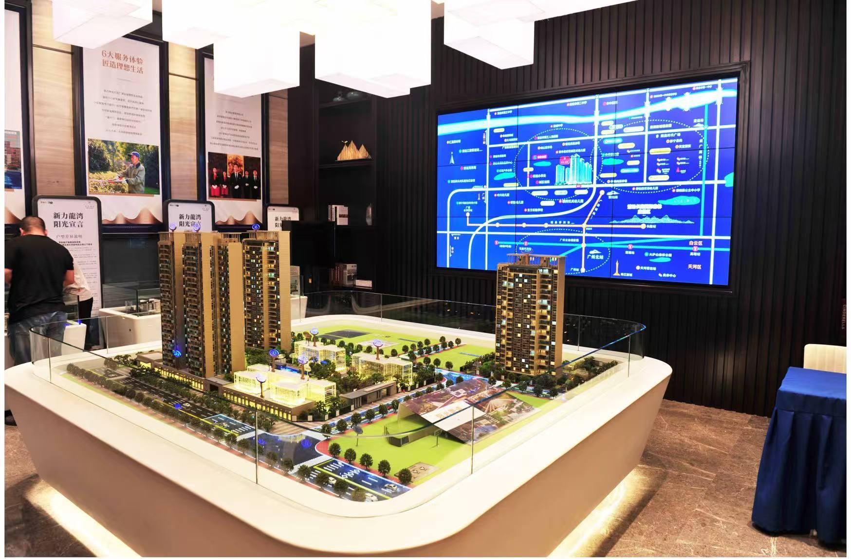 Modern Residential 1:100 Scale Model Complex Urban Model Architecture