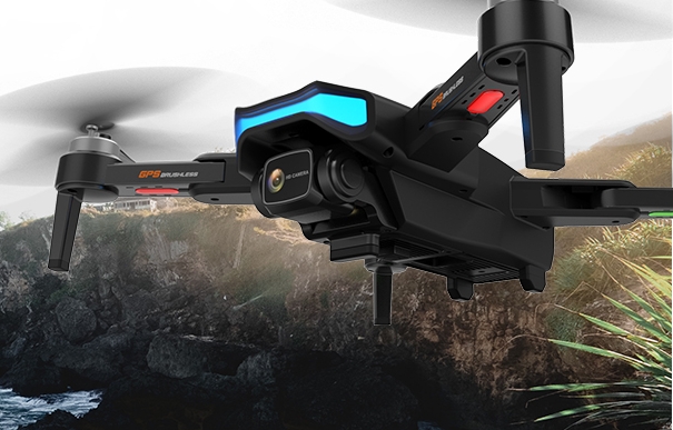 Foldable F188 Drone 5G Wifi GPS Brushless Motor Drone with 6K HD Camera Long Range Remote Control for Aerial Photography
