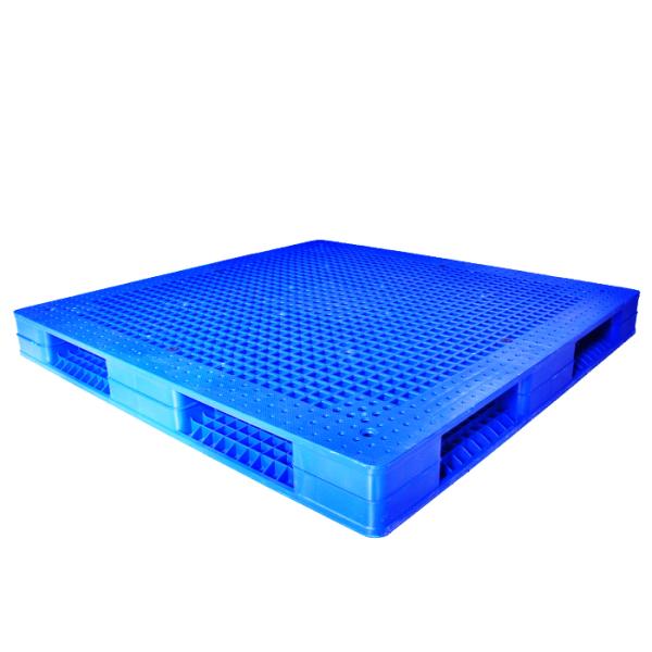 Durable / Light Weight Recycled Plastic Pallets For Logistic , Blue / Red