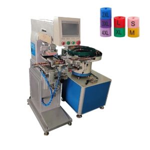 Quality Round size clips printing machine auto pad printer for sale