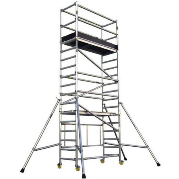 Customized Aluminium Mobile Scaffolding Tower Prefabricated Scaffolding Tower With Wheels
