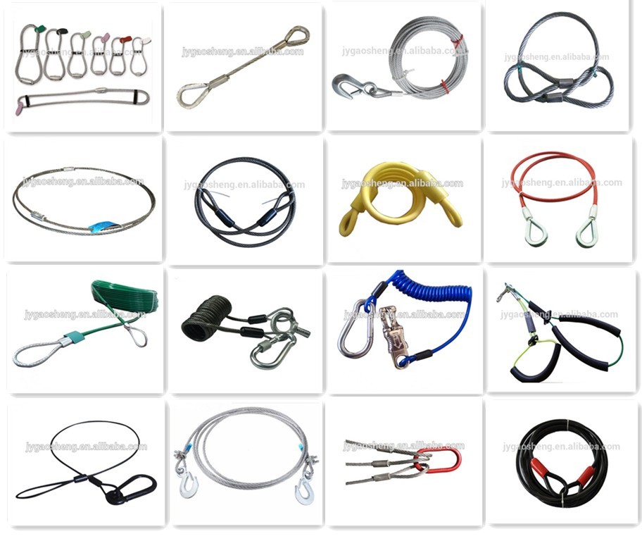 Precast Concrete Lifting Loop For Thread Lifting Anchor Oval Steel Wire Rope Sling