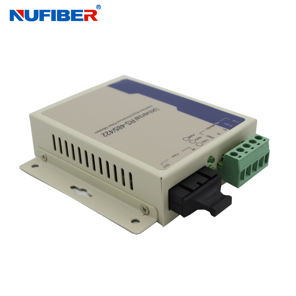 NUFIBER SM Duplex 1310nm 20KM SC RS485 RS422 Serial To Fiber Converter