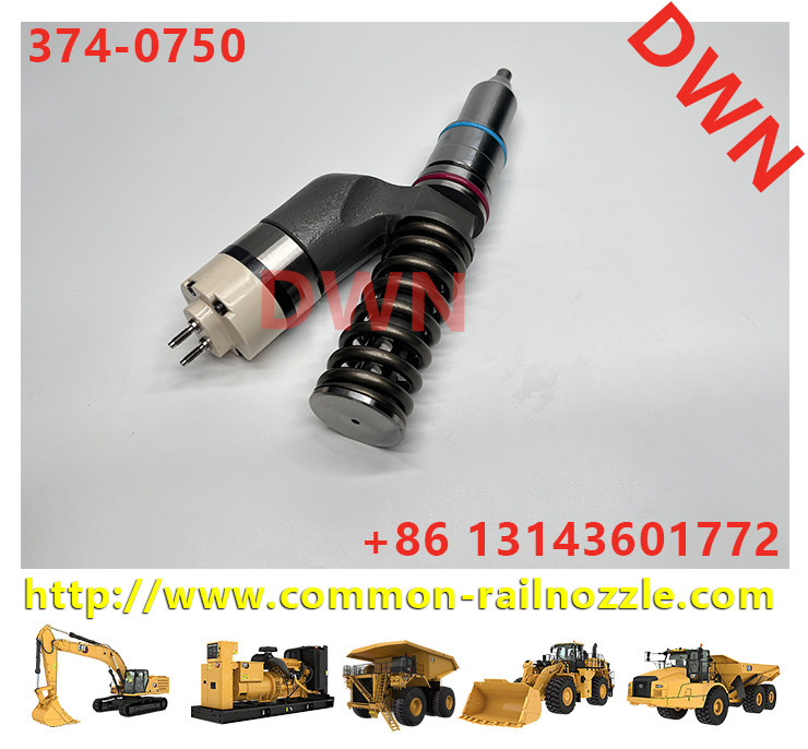 Excavator 374F L Diesel Fuel Injector 253-0616 2530616 C15 C18 Engine