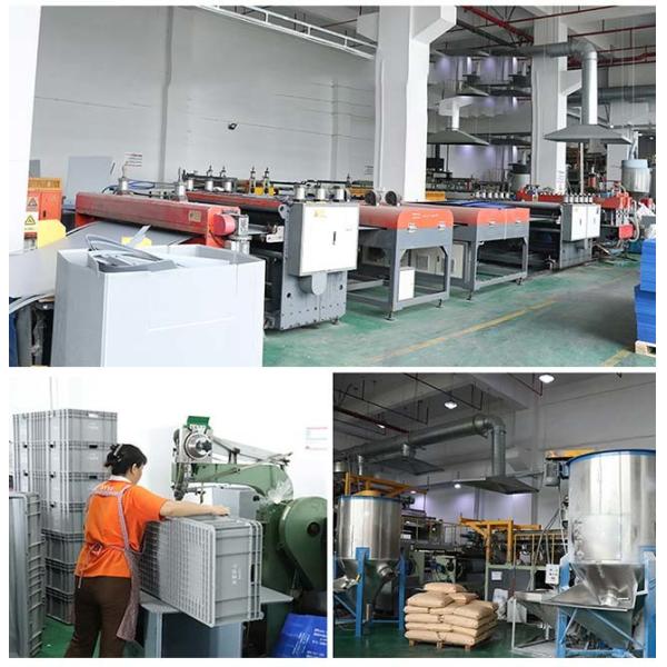 Blue Waterproof Plastic Corrugated Box PP Hollow Sheet Box Packing Folding Carton