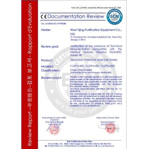 Wuxi Superclean Equipment CO., LTD Certifications
