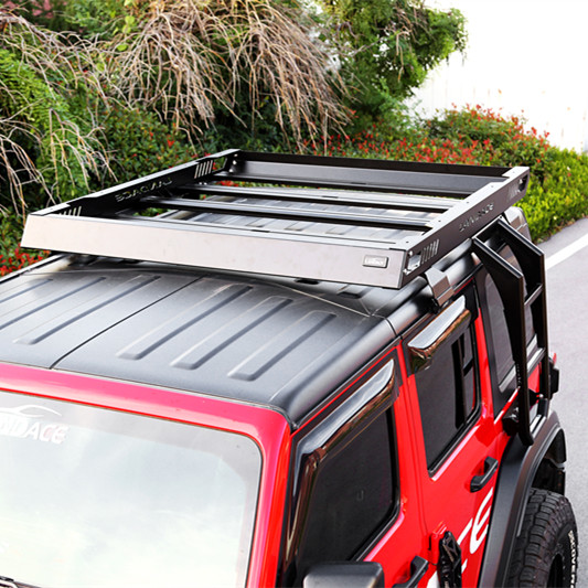 Jeep Wrangler JL JK TJ 4WD Car Parts and Accessories Roof Rack Basket Luggage Bracket