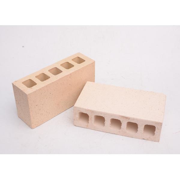 Cream Yellow Hollow Clay Brick With Rough Surface For Building Construction