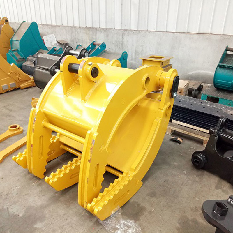 Q460 Mechanical Grapple 10-15 Tons Hitachi Doosan Excavator Scrap Grapple