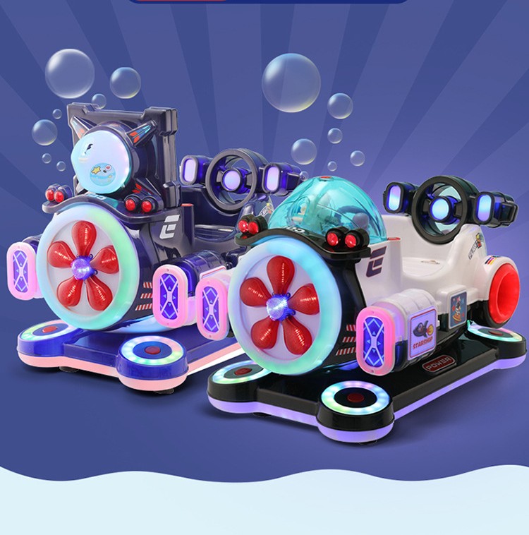 Metal Acrylic Airplane Electric Coin Operated Kiddie Ride For Amusement Park