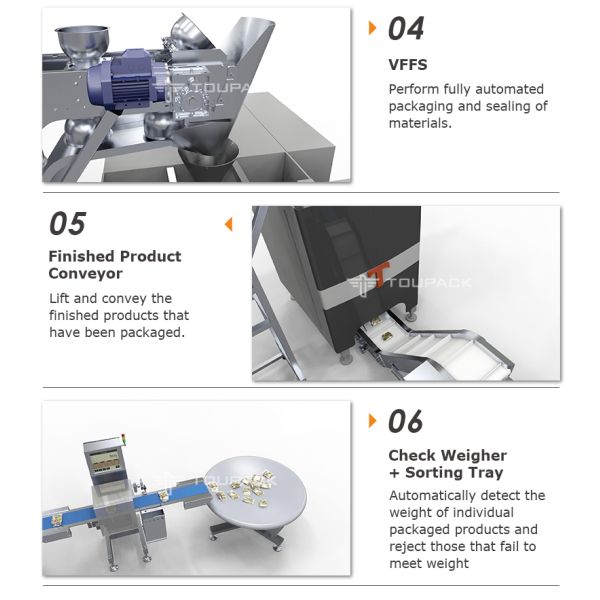 Automatic Multi-Weigher Vertical Packaging Machine For Snack And Biscuit Packaging For Dried Fruit