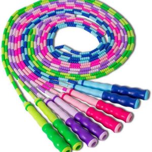 Beaded Jump Rope For High Intensity Workouts Tangle-Free Fitness Soft Beaded