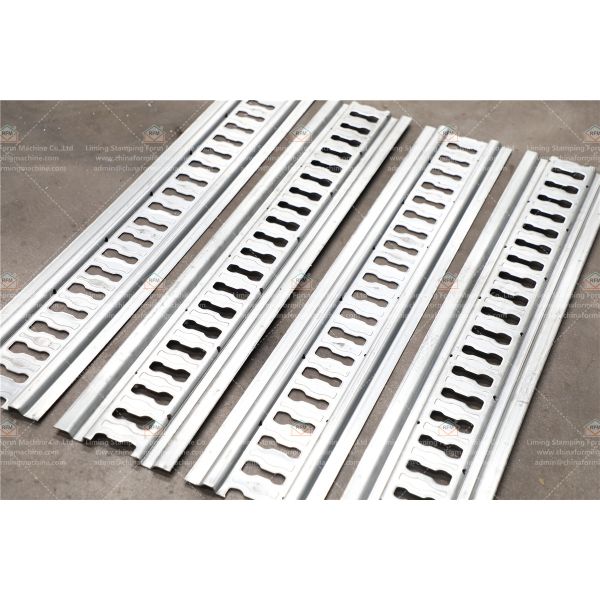 Rack Roll Forming Machine Equipped with Hydraulic Fixed Length Shearing and Material Splicing for Shelf Column Production