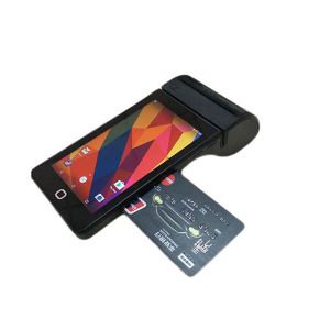 Quality Handheld Touch Screen POS Terminal Wireless Credit Card Machine With Built-in Printer for sale