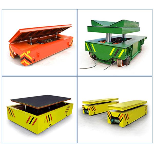 Lifting Platform Rail Transfer Trolley Battery Wireless Remote Control Stepless Speed
