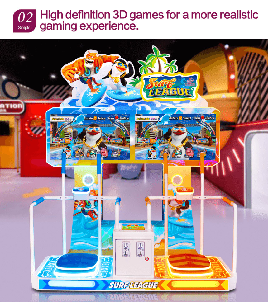 Surf League Sports Arcade Machine Coin Operated Games